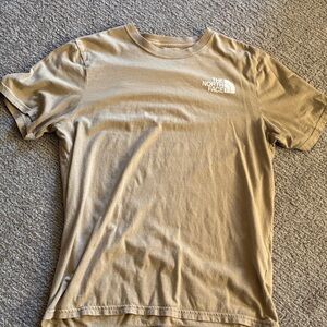 The North Face Men's Beige Short Sleeve Tee